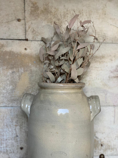 Big French Vintage Stoneware Preserves Jar
