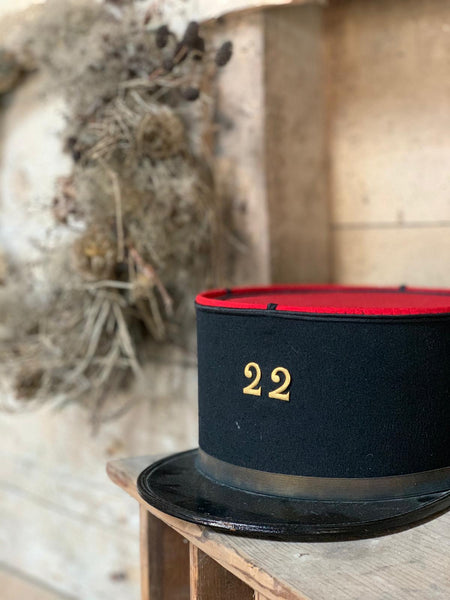 French Vintage "22" Hat