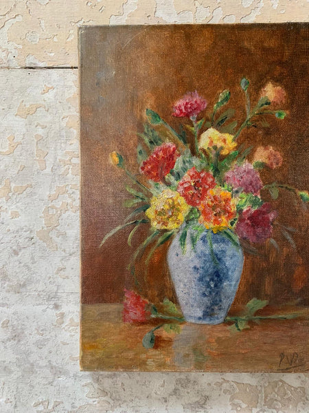 Gorgeous French Floral on Canvas