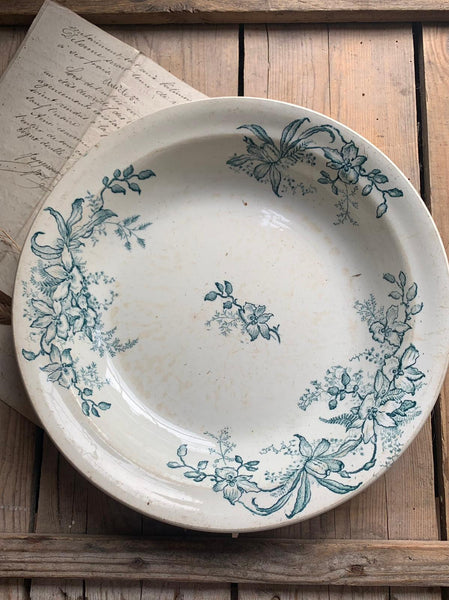 Vintage French Floral Dish