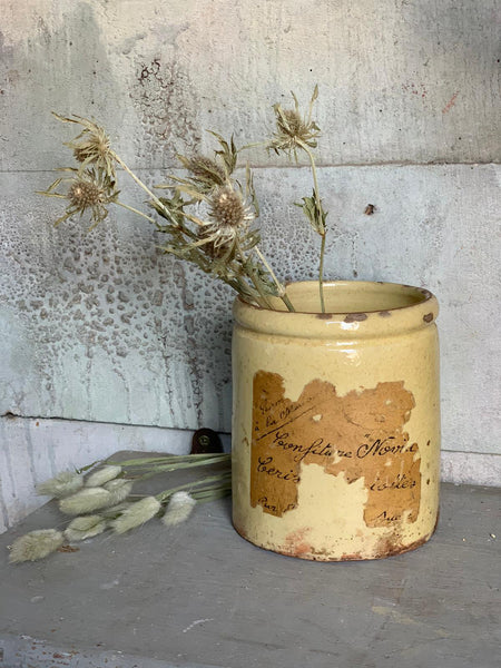 Honey Glazed Vintage Confiture Pot