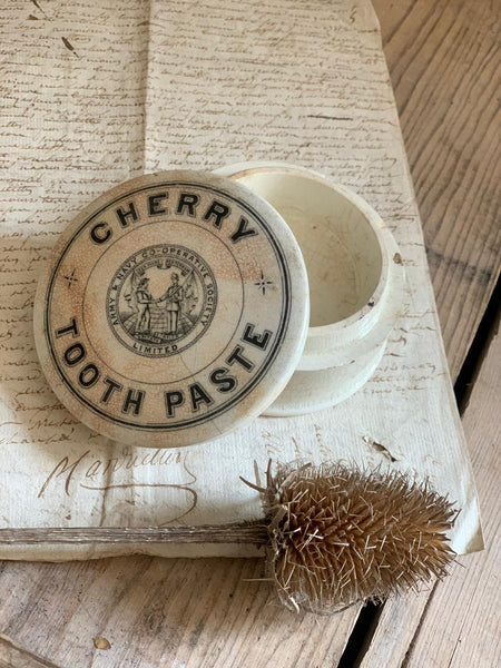 1870 Cherry Toothpaste Pot
