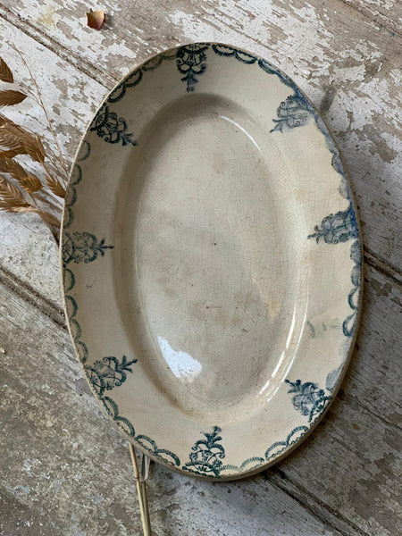 Small French Vintage Platter