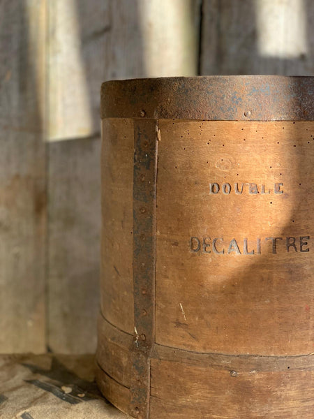 Very Large Vintage Grain Measure