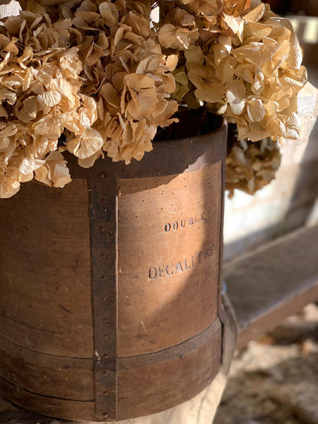Very Large Vintage Grain Measure
