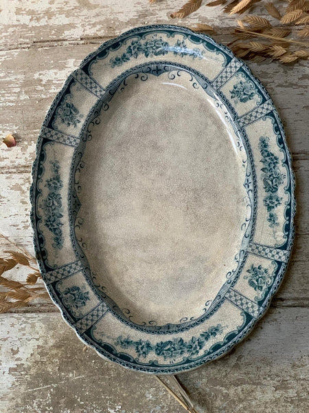 Large French Vintage Platter