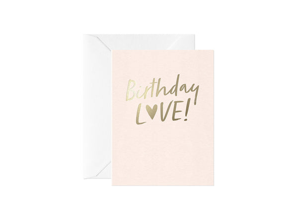 Birthday Love, Happy Thoughts Card