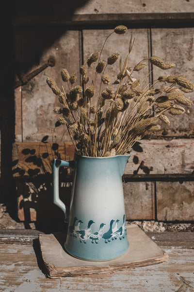 Gorgeous Blue Duck Jug