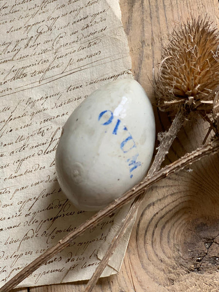 Antique Ceramic Dummy Egg