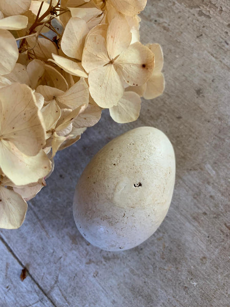 Antique Ceramic Broody Hen Egg