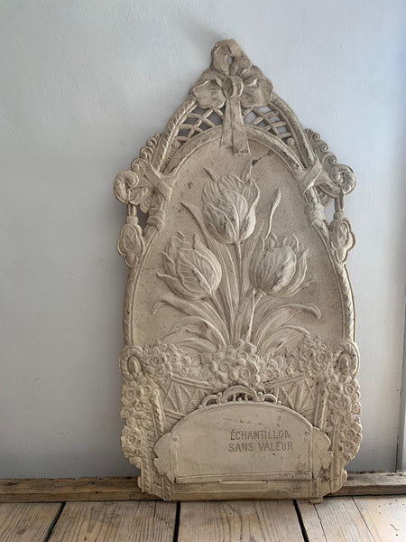 Antique Sample Embossed Advetisers (Tulips)