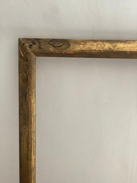 Gorgeous Vintage Gold Painted Wooden Frame