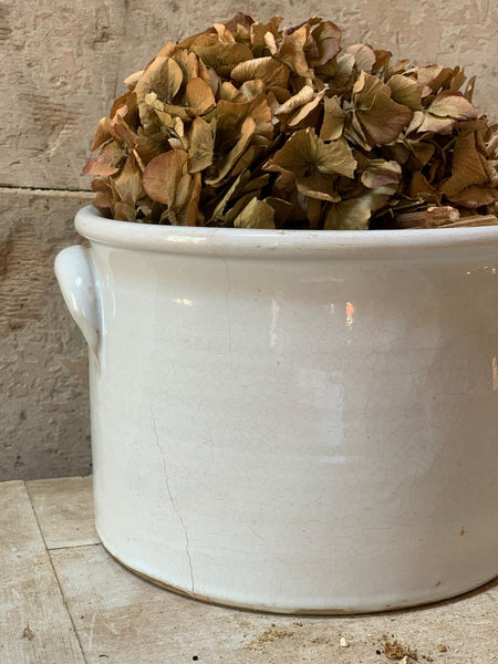 Antique French Large Wide Jar