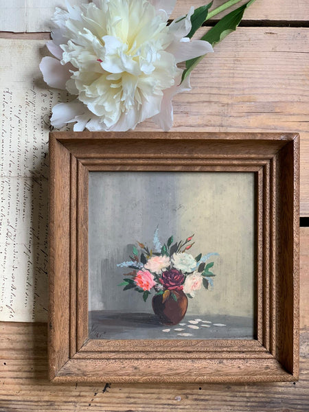 Small Floral in Vase Framed Painting