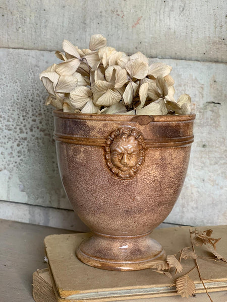 Stunning Crazed French Vintage Pot