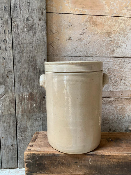 Vintage French Huge Lidded Pot