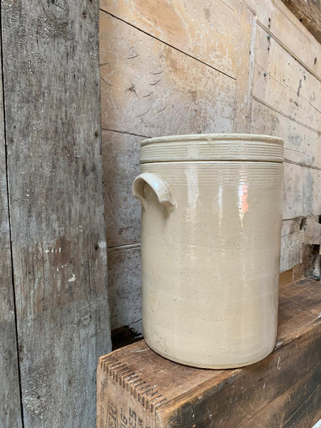 Vintage French Huge Lidded Pot