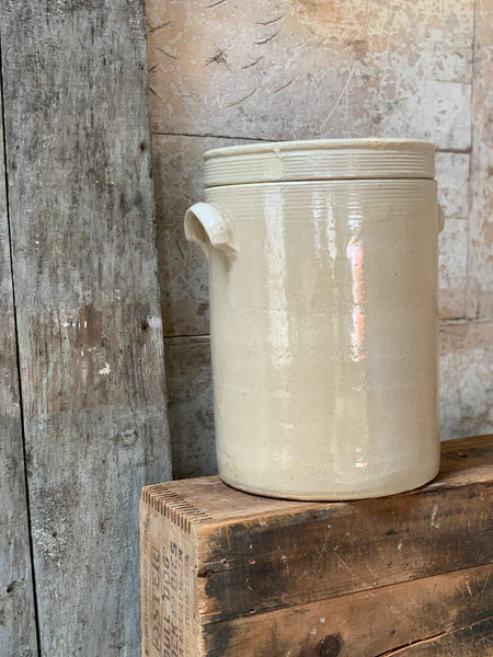 Vintage French Huge Lidded Pot