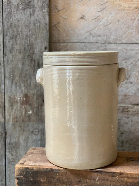 Vintage French Huge Lidded Pot