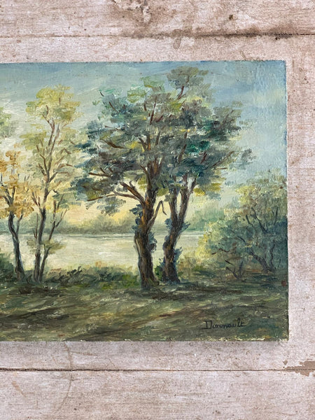 Landscape Tree Oil on Board