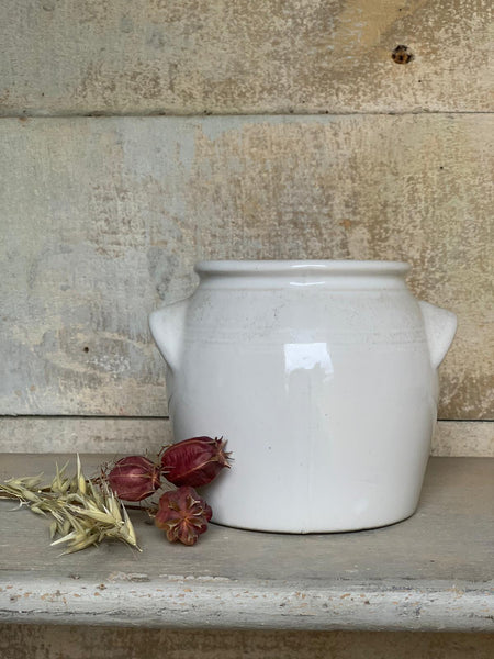 White Mini Confit Jar