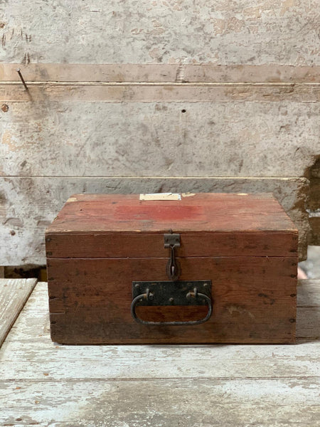 Vintage French Wooden Box