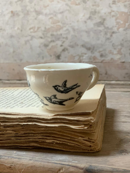 Mini Birds Transferware Cup