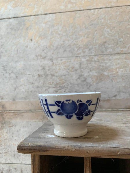 Mini Blue Detail Cafe au Lait bowl