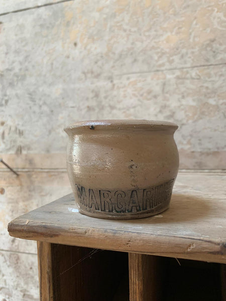 Vintage French Margarine Pot