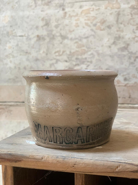 Vintage French Margarine Pot