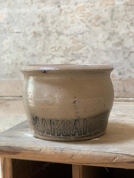 Vintage French Margarine Pot
