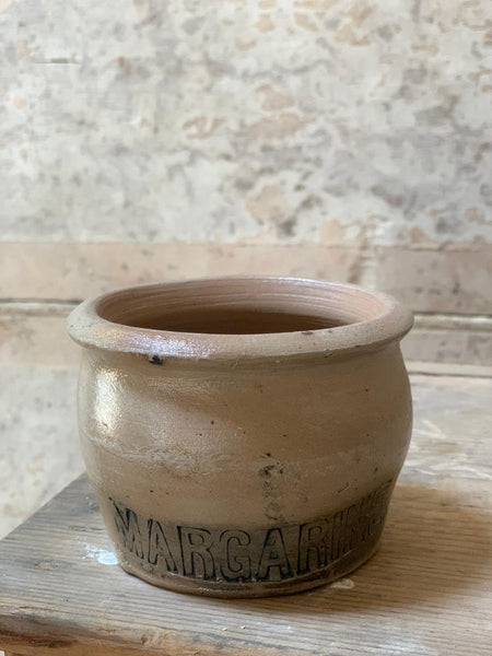 Vintage French Margarine Pot