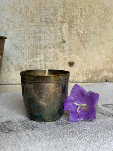 Rustic Small Cup Candle in Seasalt & Woodsage