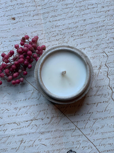 British Vintage Duncan, Flockhart & Co Paste Pot Candle in Darjeeling Tea