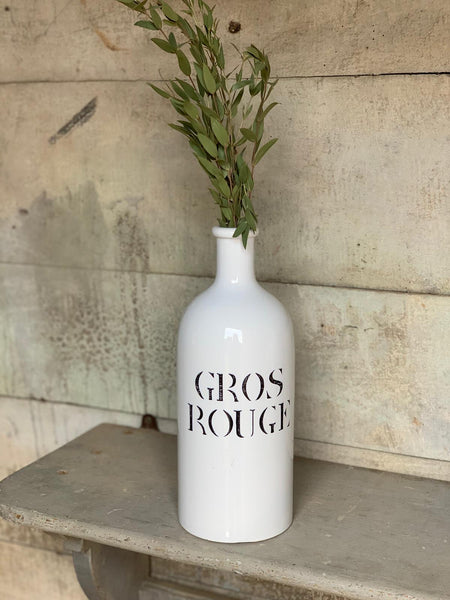 French Vintage "Gros Rouge" Bottle