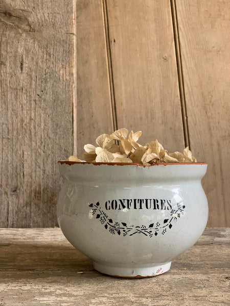 French Vintage Confitures Pot