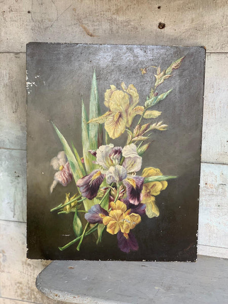 Stunning Floral Oil 1896