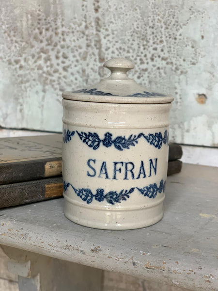 Vintage French Saffron Pot