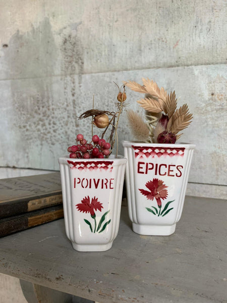 Lovely Poivre and Epices Pots