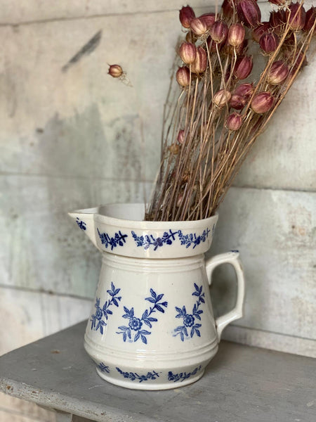 Vintage French Floral Jug