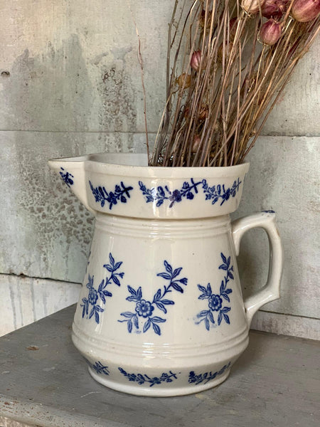 Vintage French Floral Jug