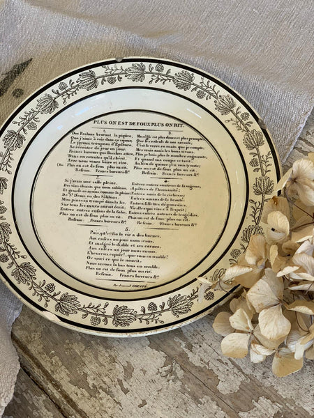 Stunning "The More the Merrier" Plate