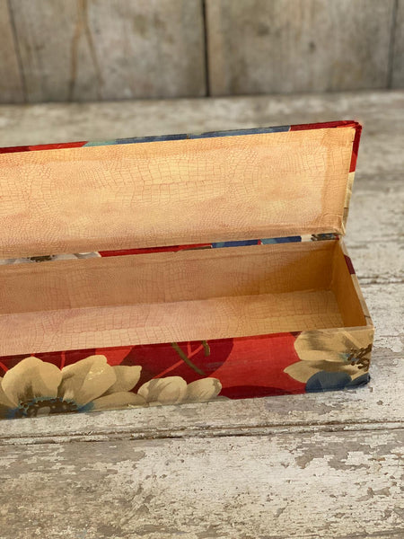 Vintage French Floral Box