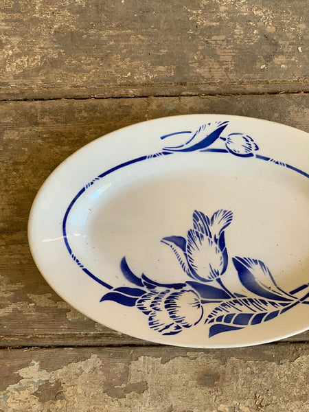 French Vintage Floral Dish