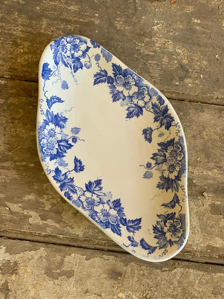 Gorgeous Vintage Floral French Dish