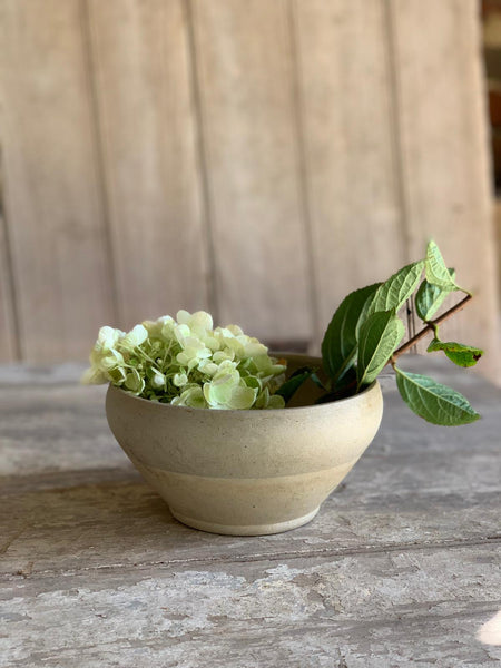 Rustic Antique Stoneware Bowl