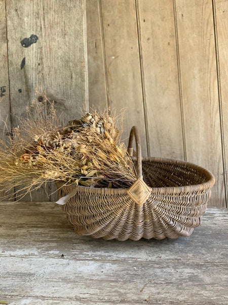 Vintage Handled Basket