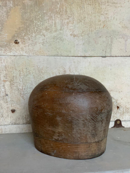 Vintage Wooden Hat Millinery Block