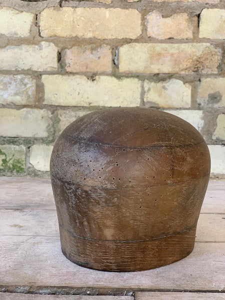 Vintage Wooden Hat Millinery Block