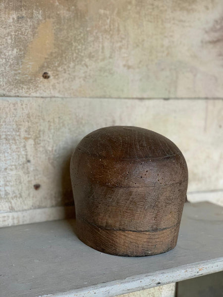 Vintage Wooden Hat Millinery Block
